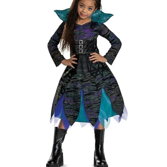 Disguise Mystical Witch Costume - Black, Purple, and Teal - Picture 1 of 5